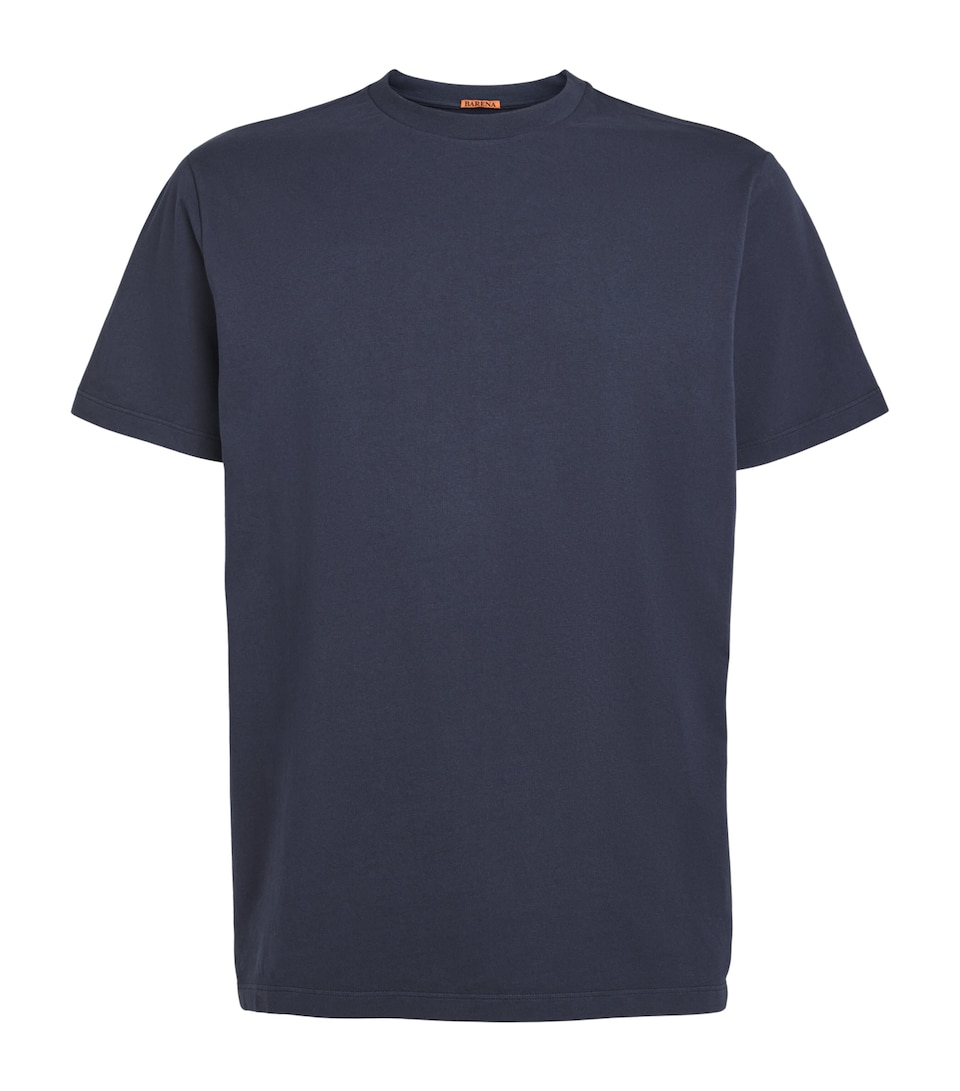 Barena Mens Cotton T-Shirt Navy