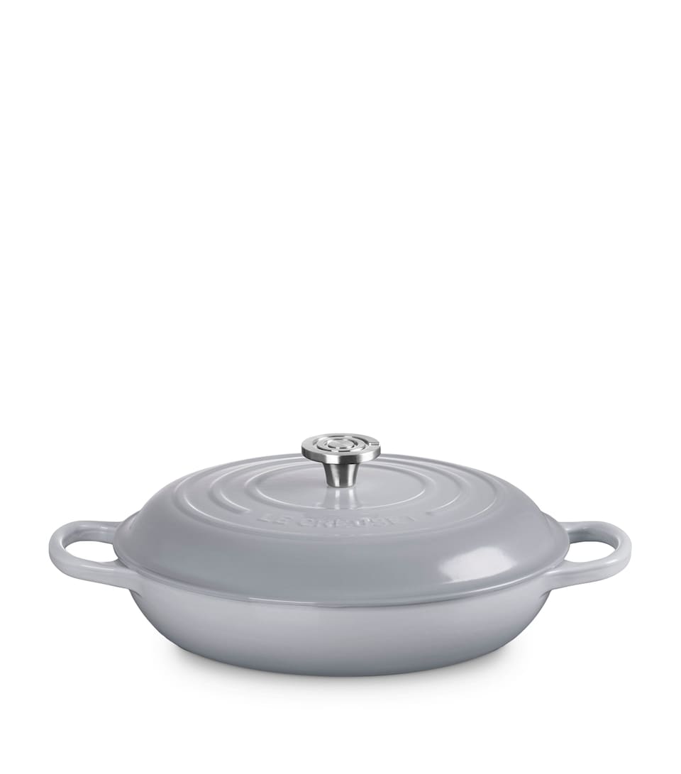 Le Creuset Cast Iron Shallow Casserole Dish (30cm) Blue