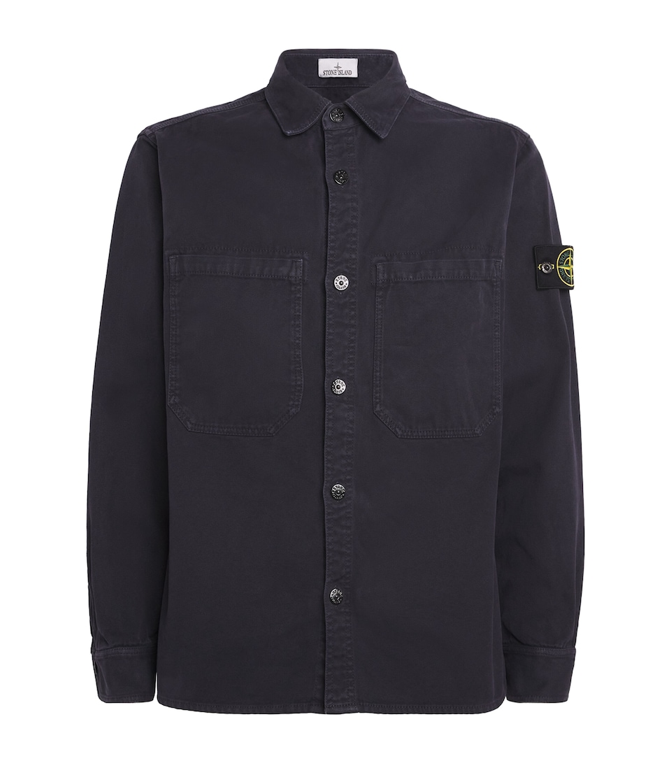 Organic Cotton Panama 'OLD' Effect Overshirt