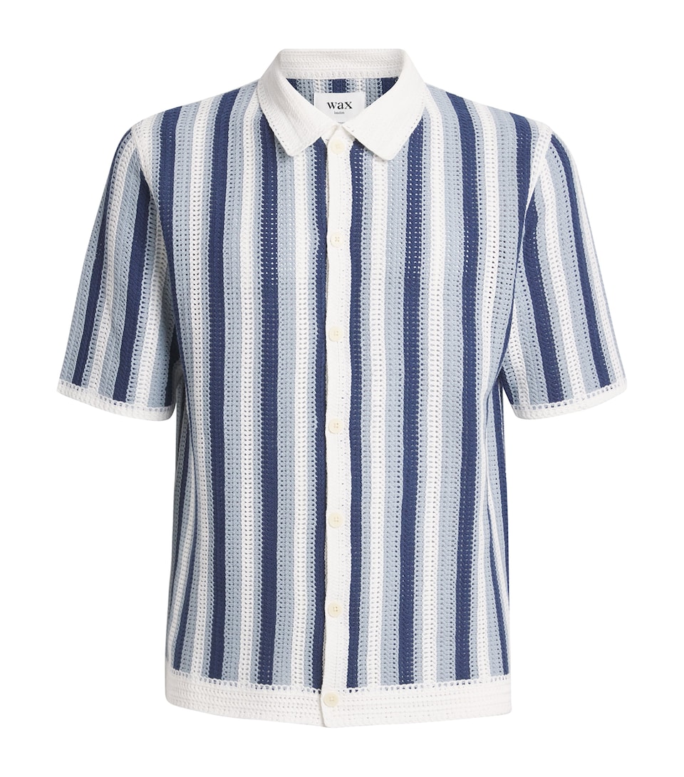 Crochet Stripe Shirt