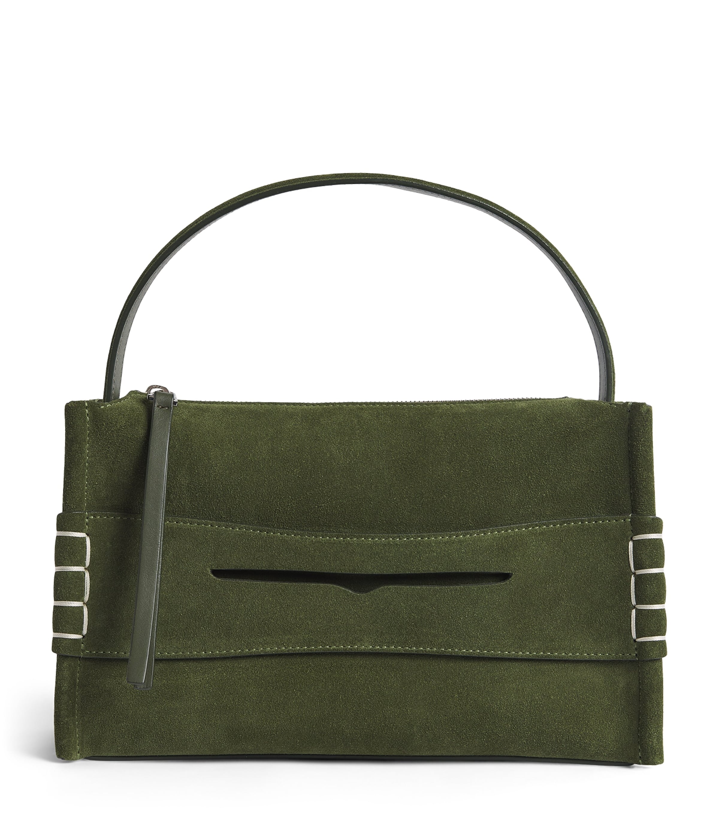 JW Anderson Leather Loafer Cross-Body Bag Khaki
