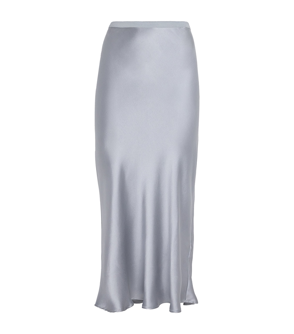 Silk Bar Maxi Skirt
