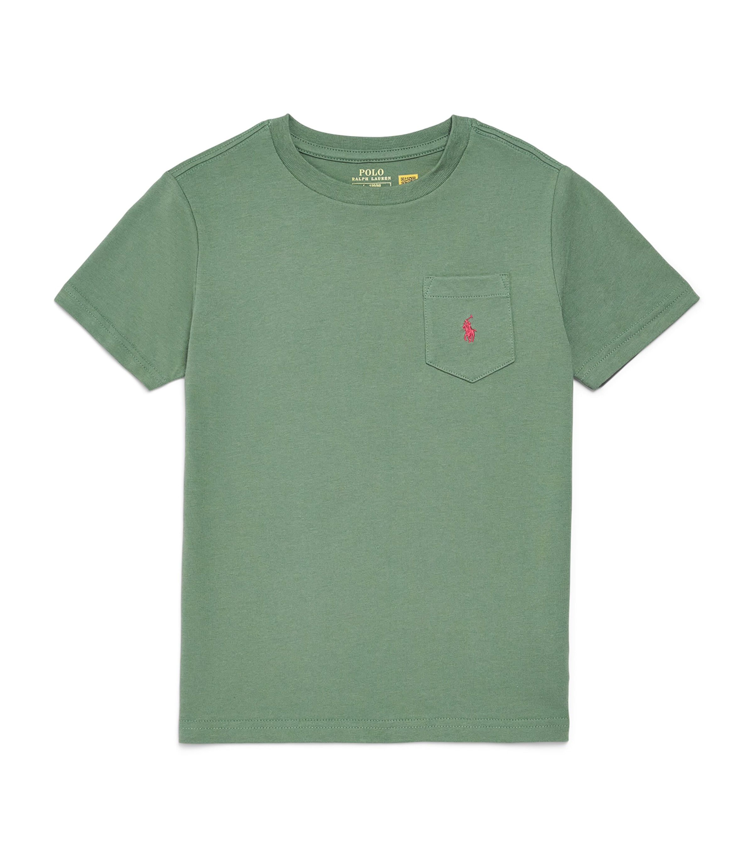 Ralph Lauren Kids Cotton Polo Pony T-Shirt (2-7 Years) Fatigue