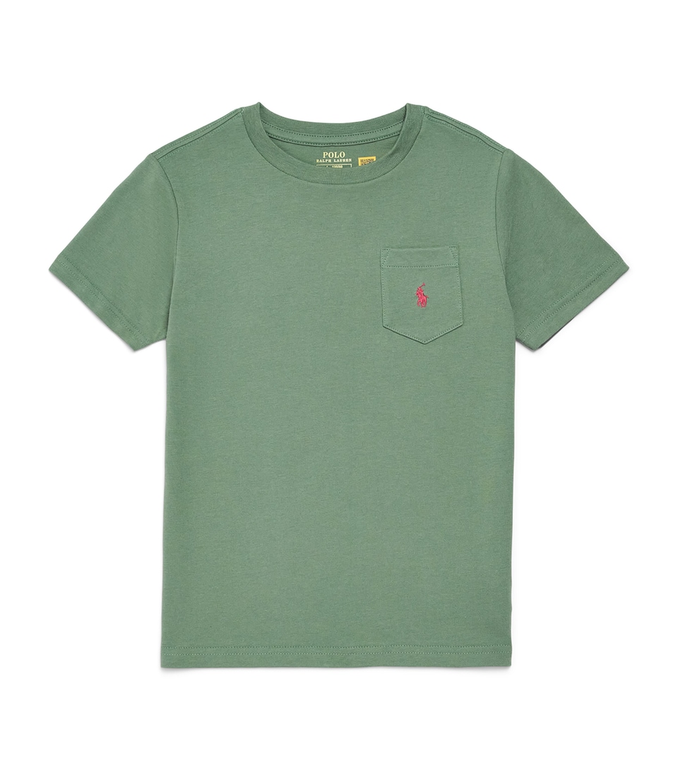 Ralph Lauren Kids Cotton Polo Pony T-Shirt (2-7 Years) Fatigue