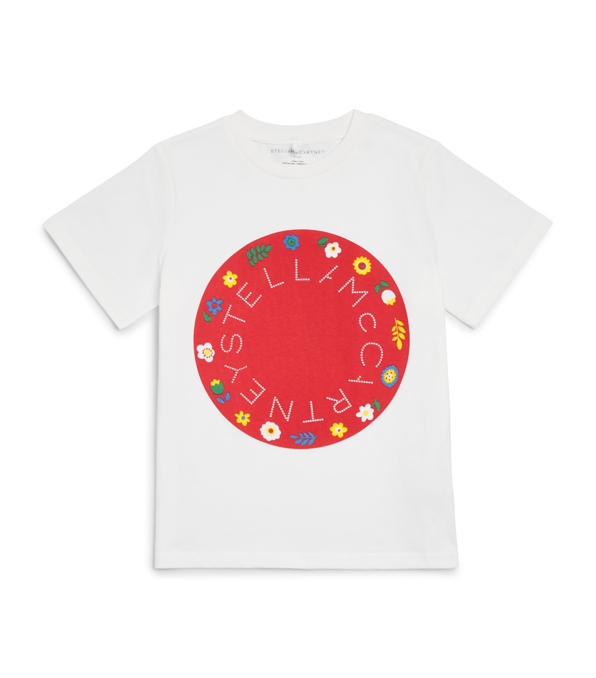 Stella McCartney Kids Cotton Printed T-Shirt (3-14 Years) Ivory