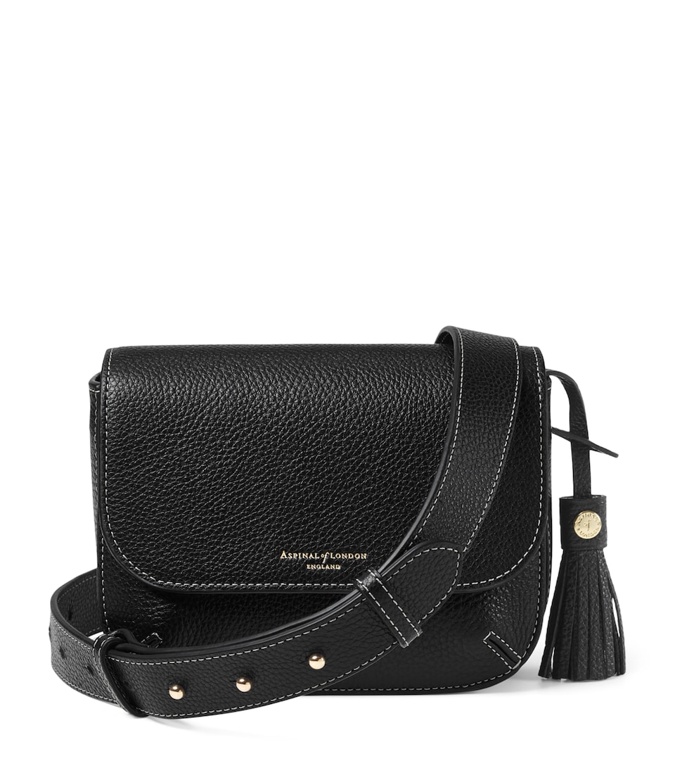 Aspinal Of London Leather Ella Cross-Body Bag Black