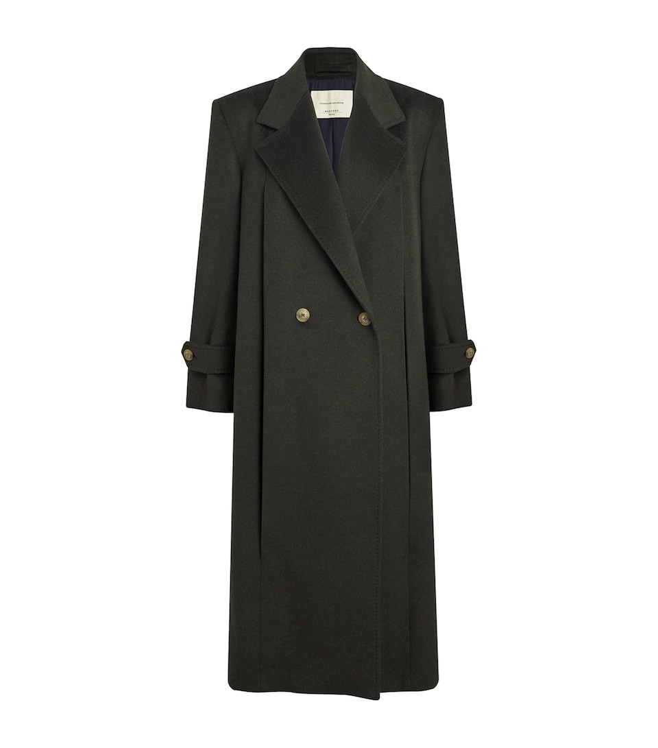 Wool Double-Breasted Coat