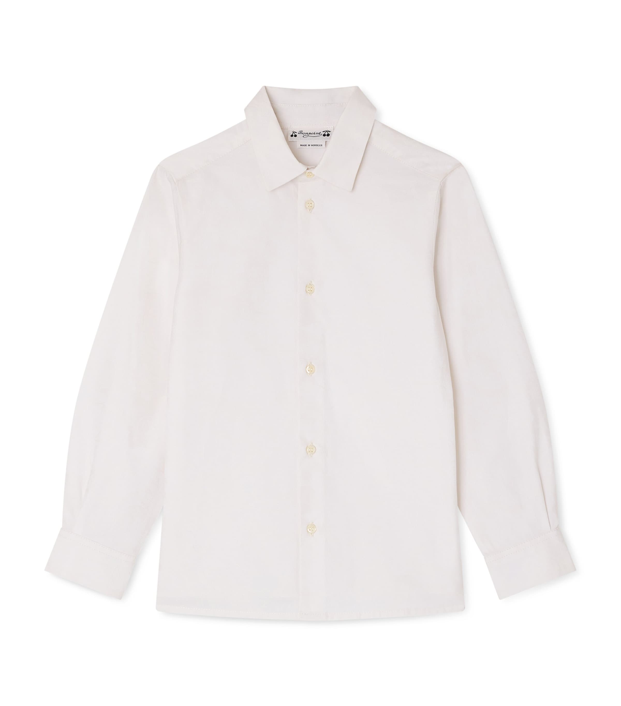 Bonpoint Cotton Shirt (10-14 Years) Ecru