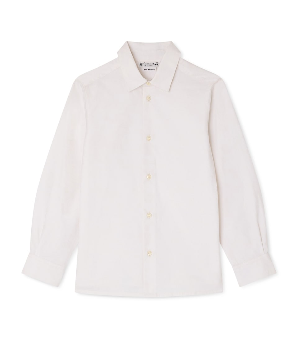 Bonpoint Cotton Shirt (10-14 Years) Ecru