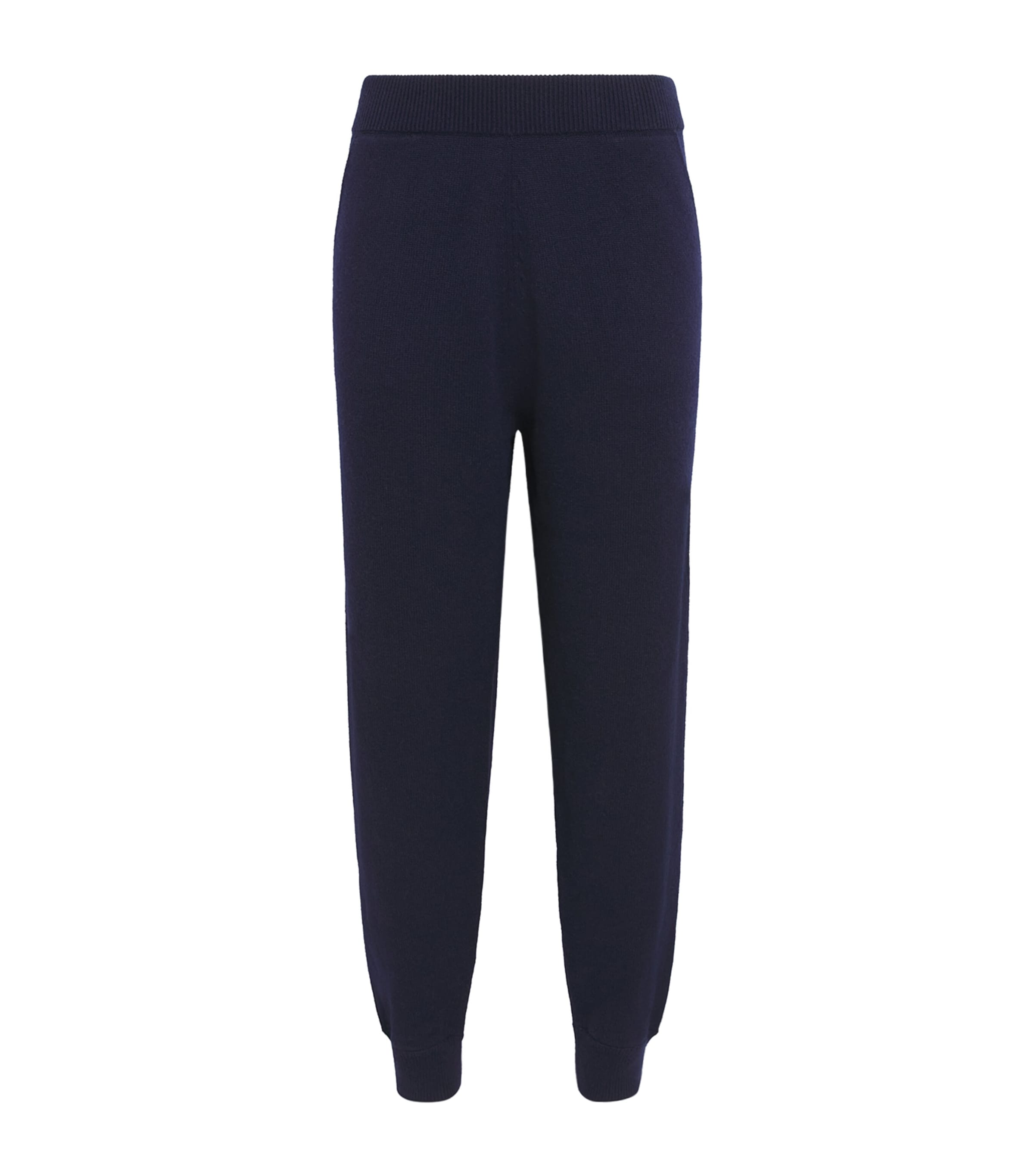 Harrods Womens Cashmere Wide-Leg Sweatpants Navy