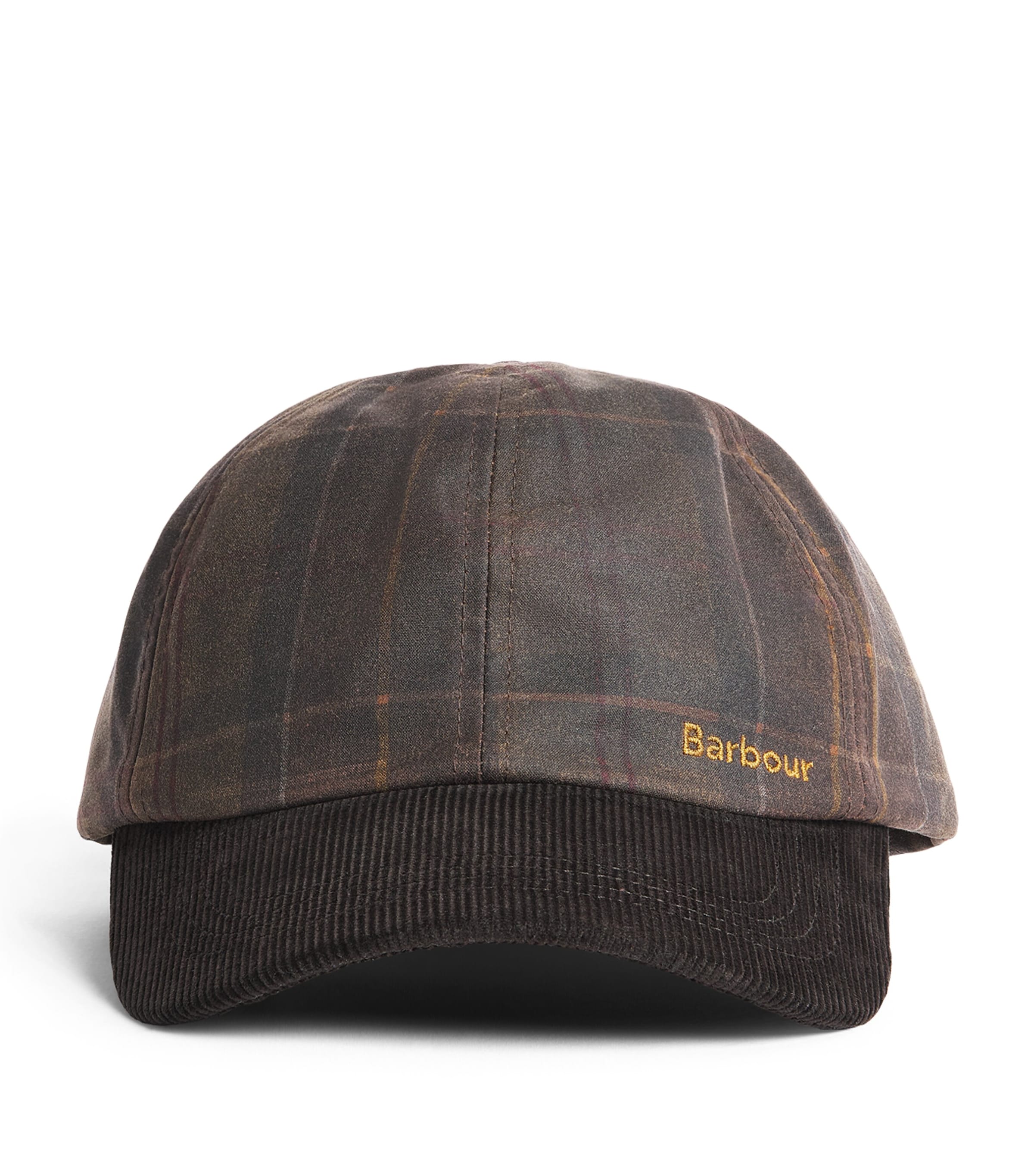 Barbour Waxed Cotton Arlene Baseball Cap Muted Tartan