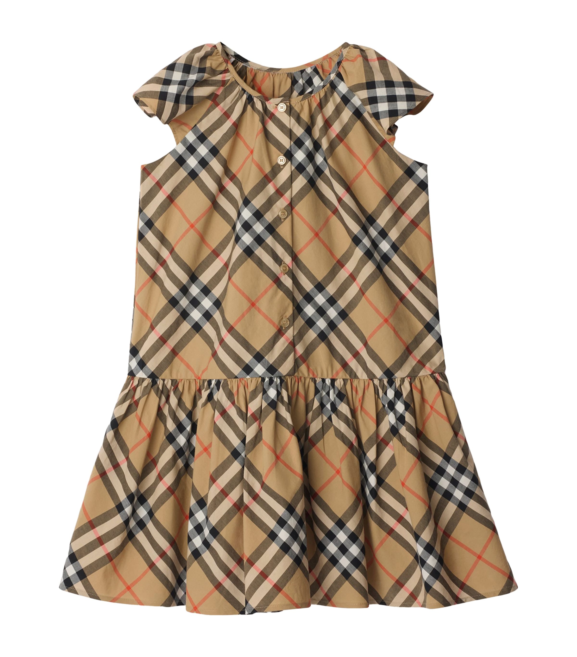 Cotton Check Dress (3-12 Years)