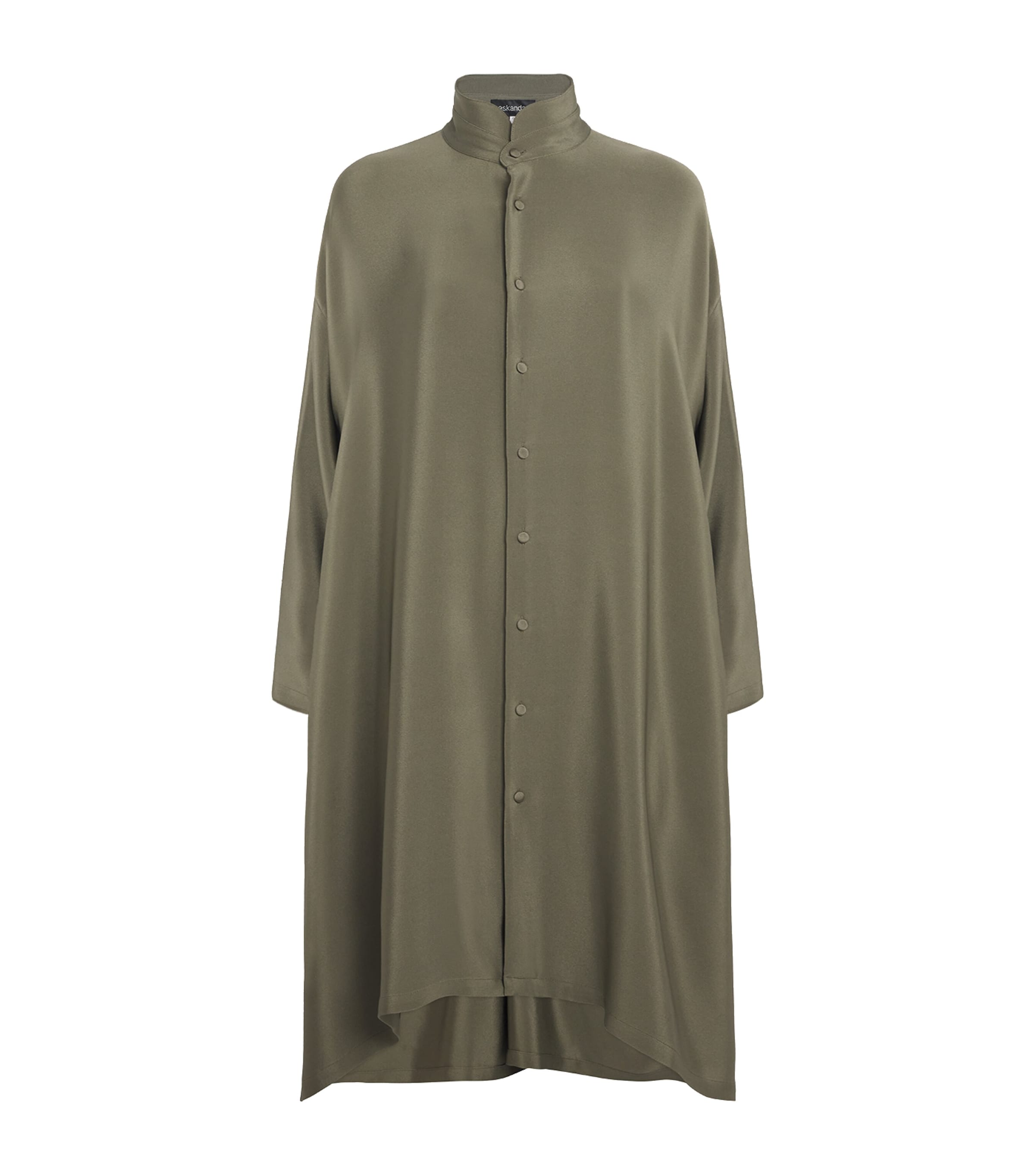 Silk Longline Shirt