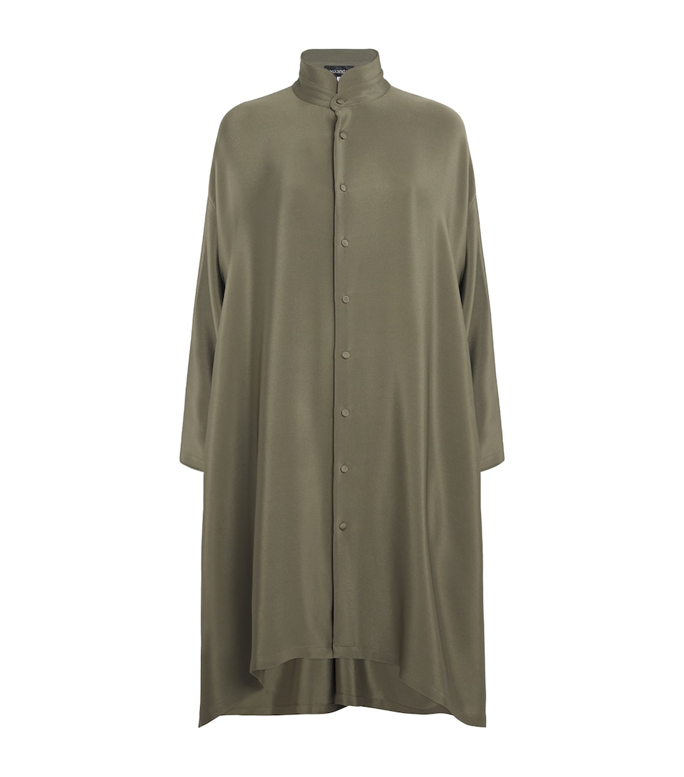 Silk Longline Shirt