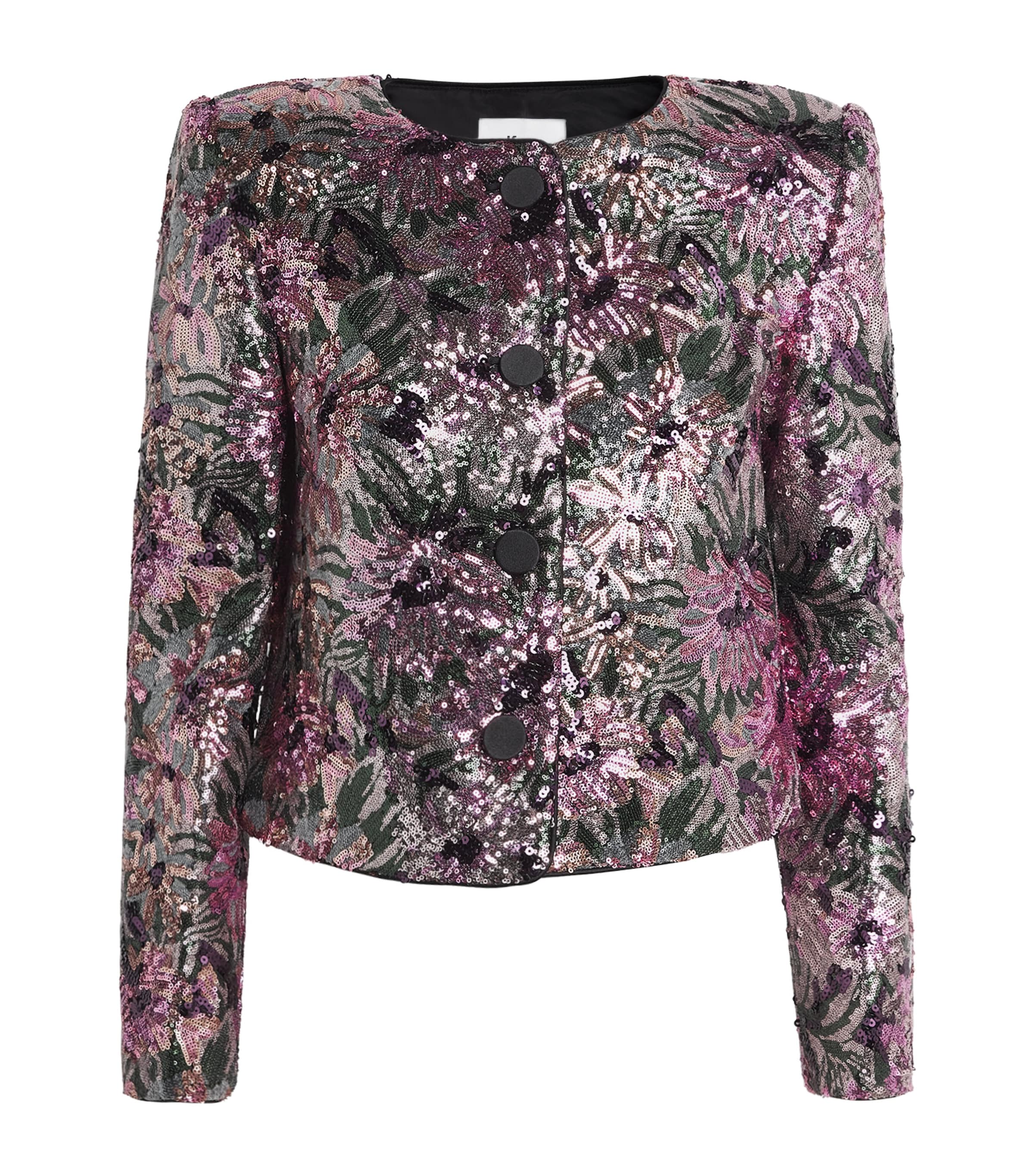 Sequinned Floral Jacket