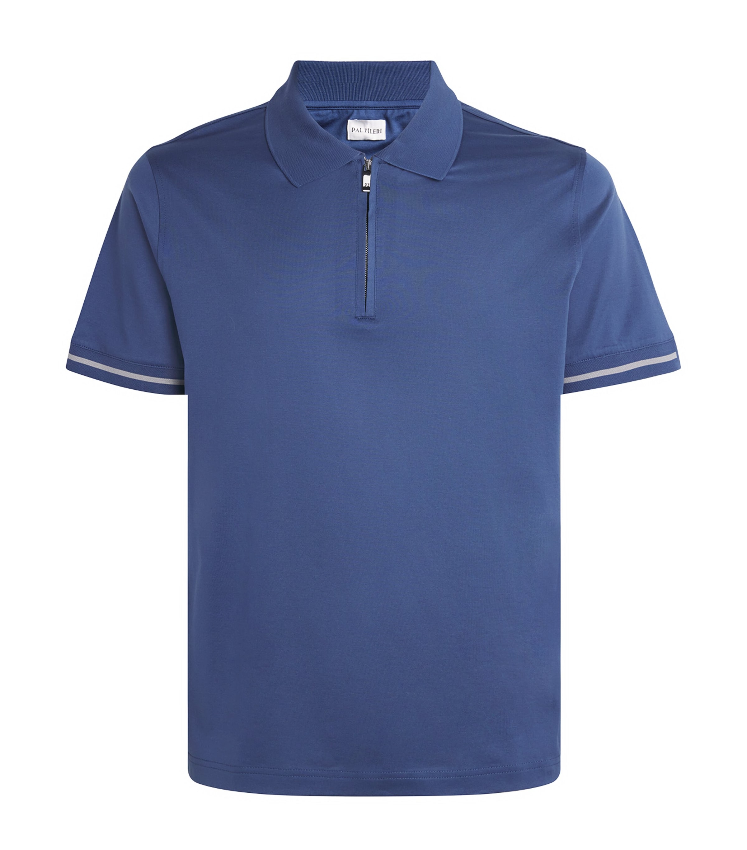 Cotton Quarter-Zip Polo Shirt