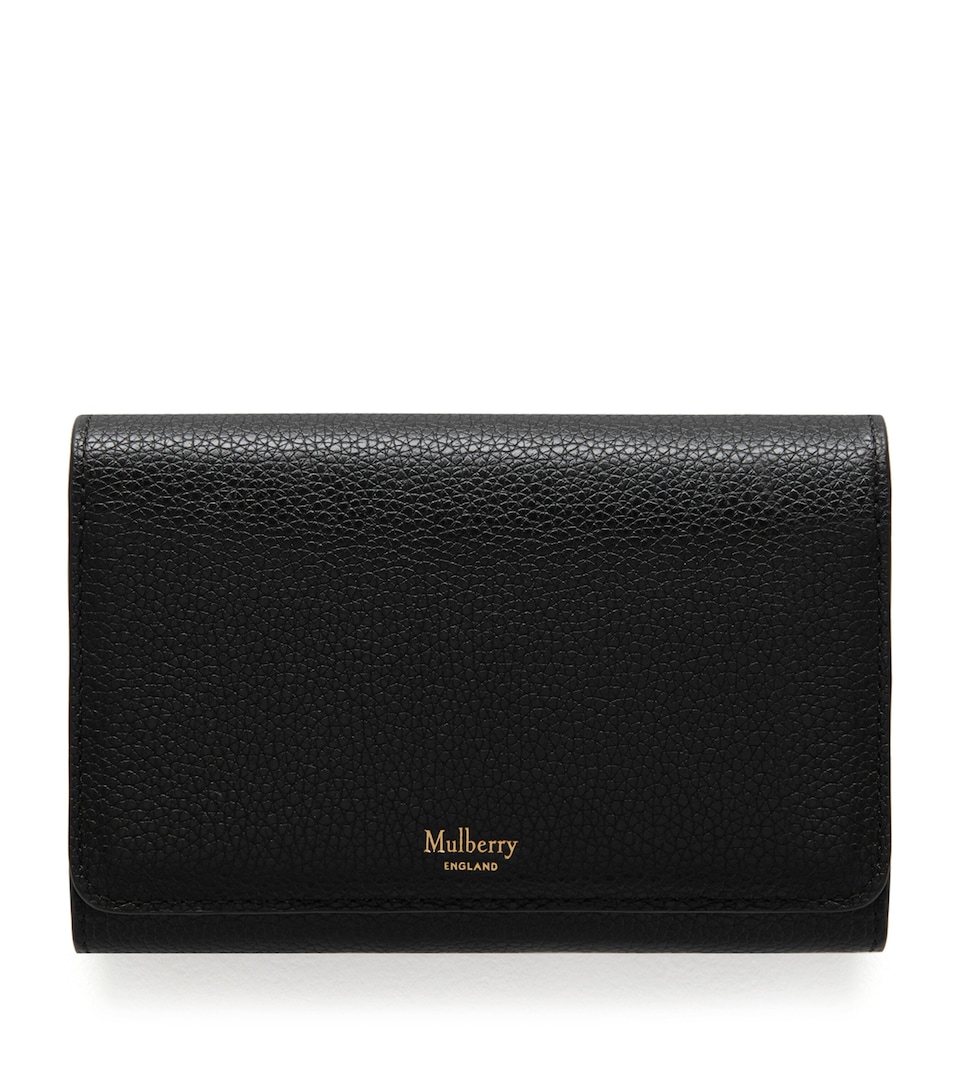 Leather Medium Continental Wallet