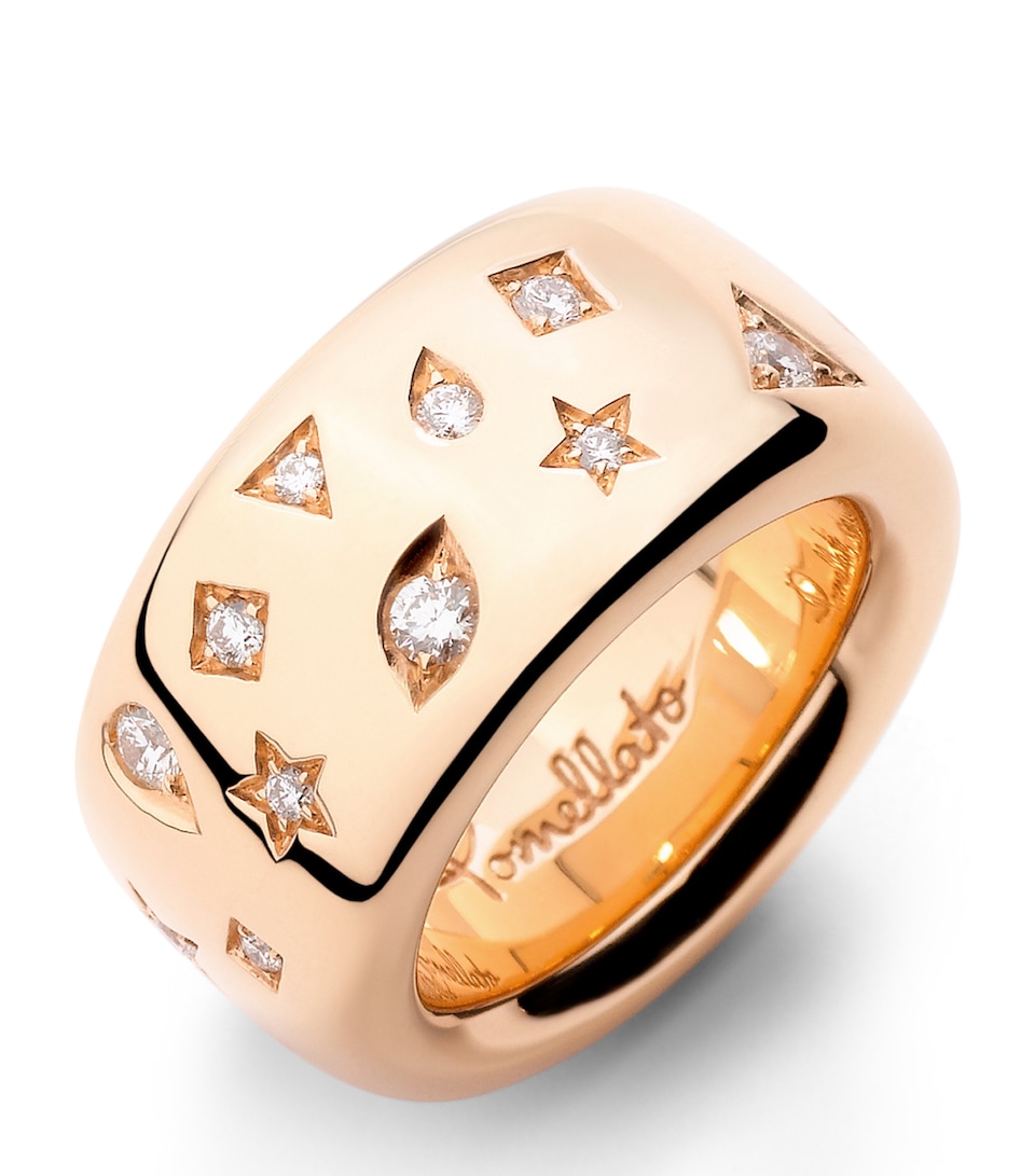 Rose Gold and Diamond Iconica Ring