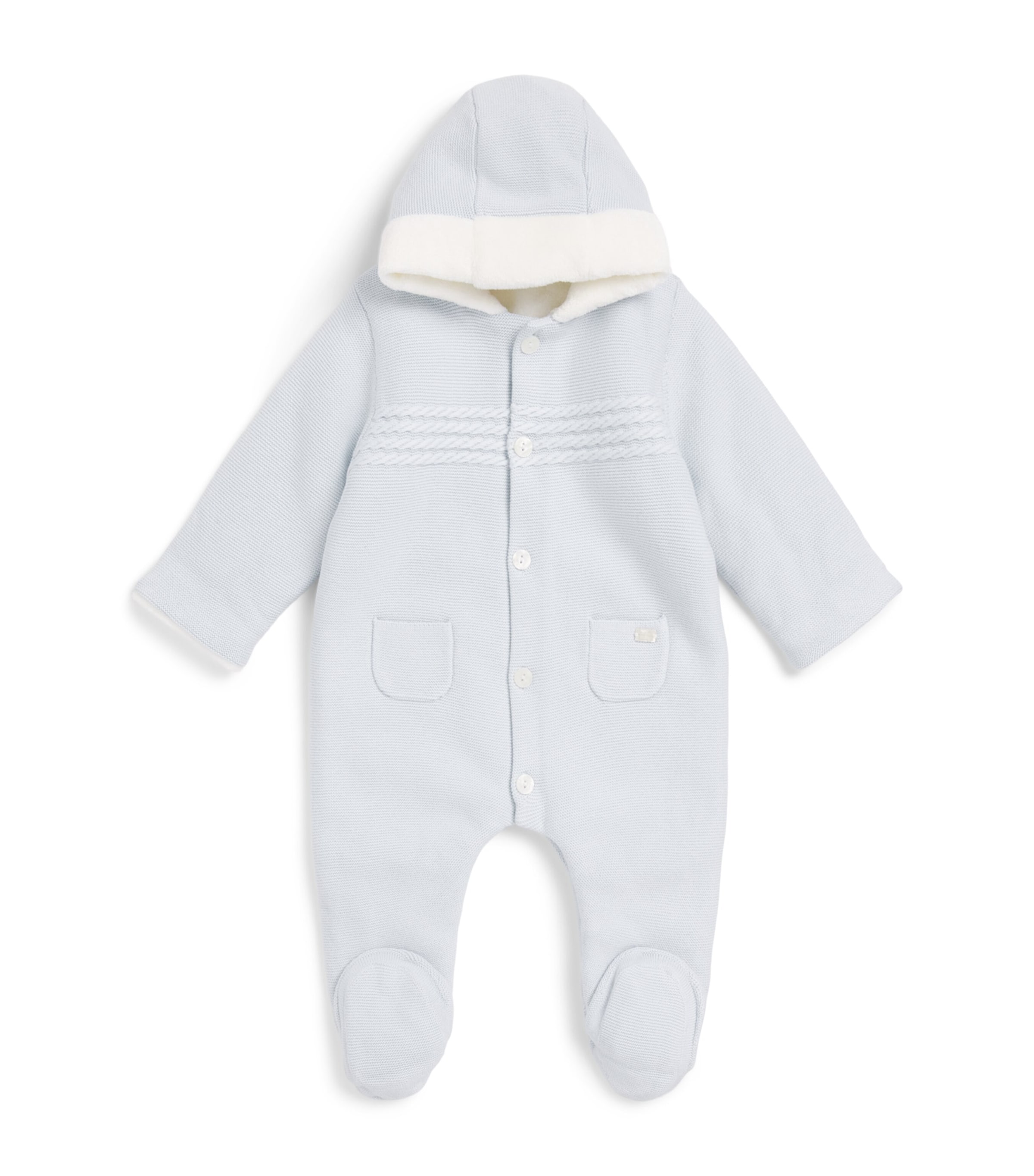 Tartine et Chocolat Cotton-Blend All-In-One (1-18 Months) Ciel