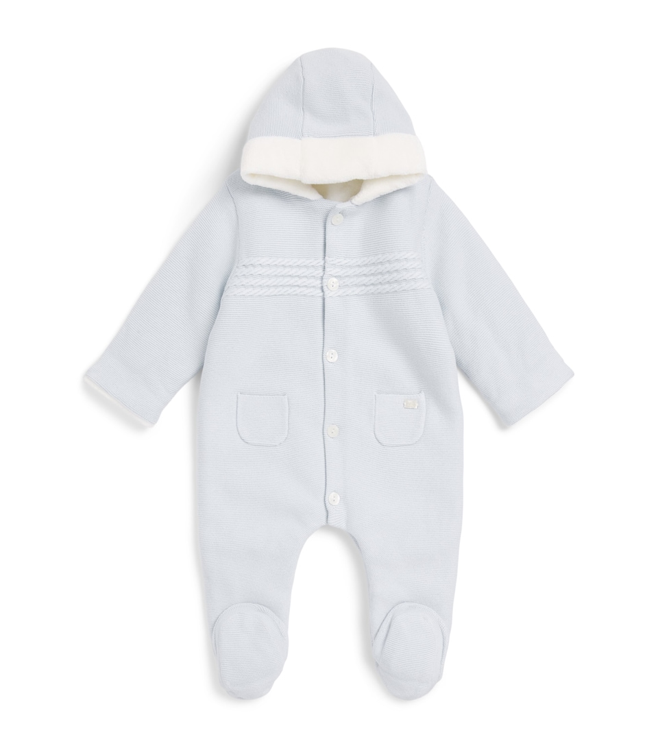 Tartine et Chocolat Cotton-Blend All-In-One (1-18 Months) Ciel