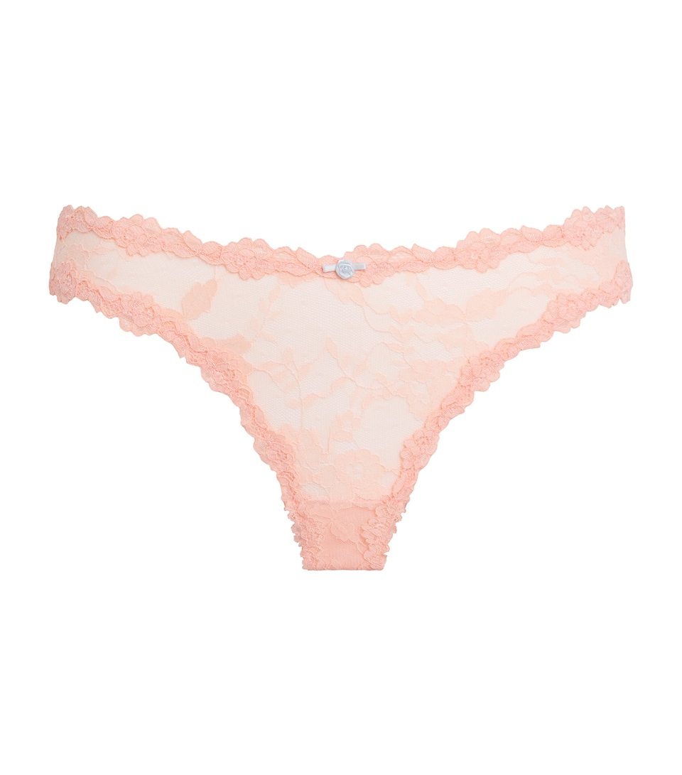 Lace Dipped Thong