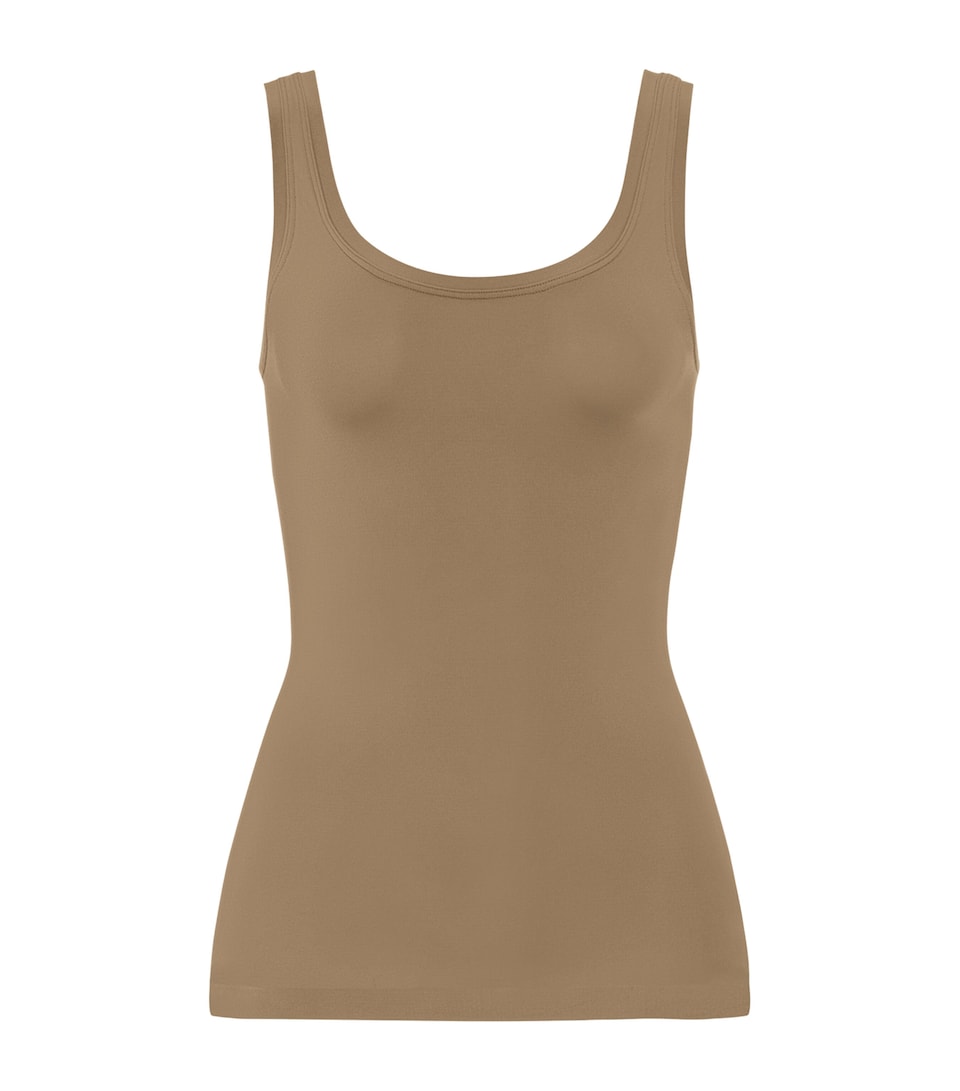 Hanro Womens Touch Feeling Tank Top Suede Camel