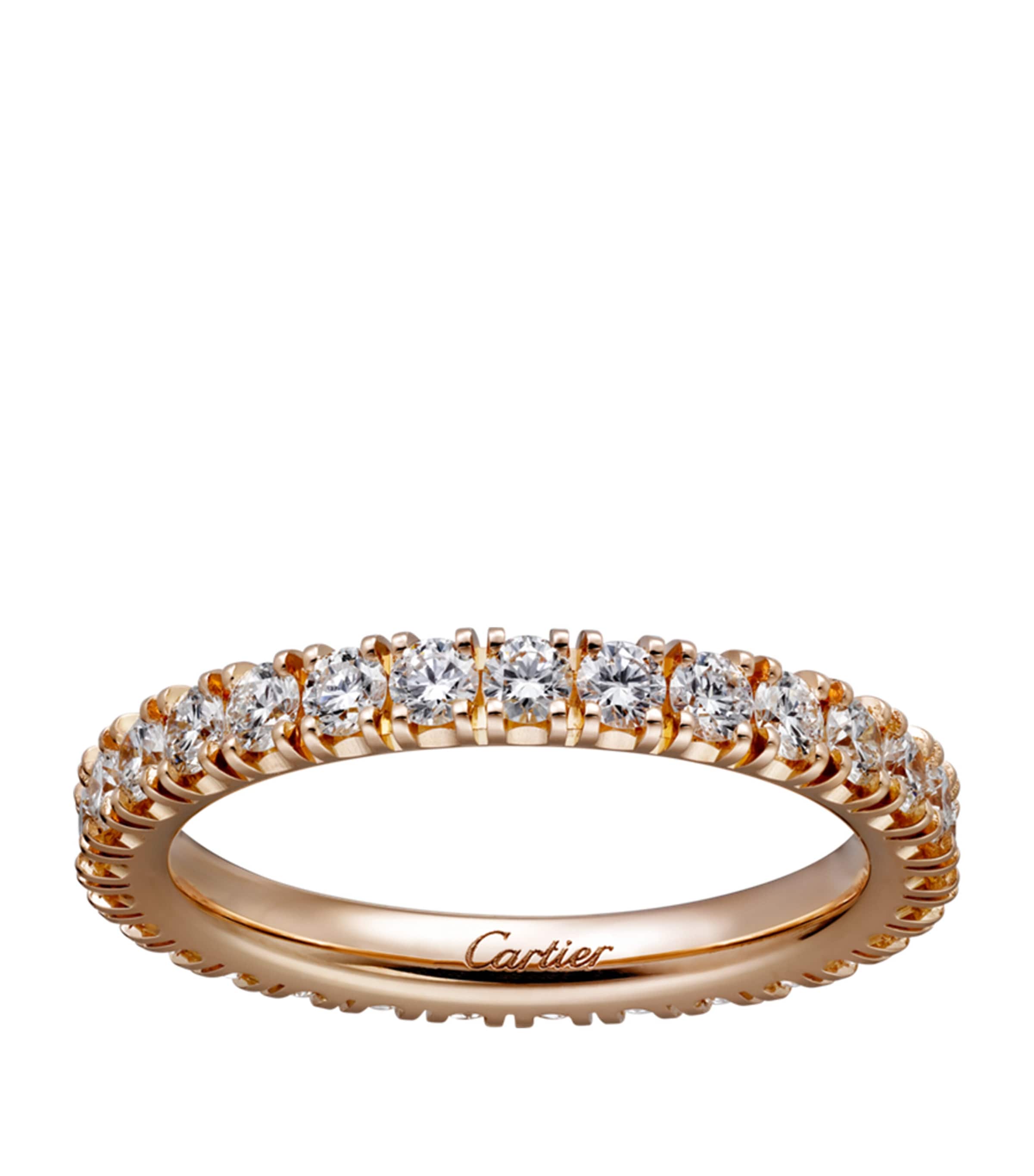 Pink Gold and Diamond Cartier Destinée Ring