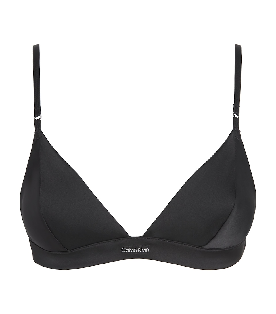 Satin Signature Triangle Bra