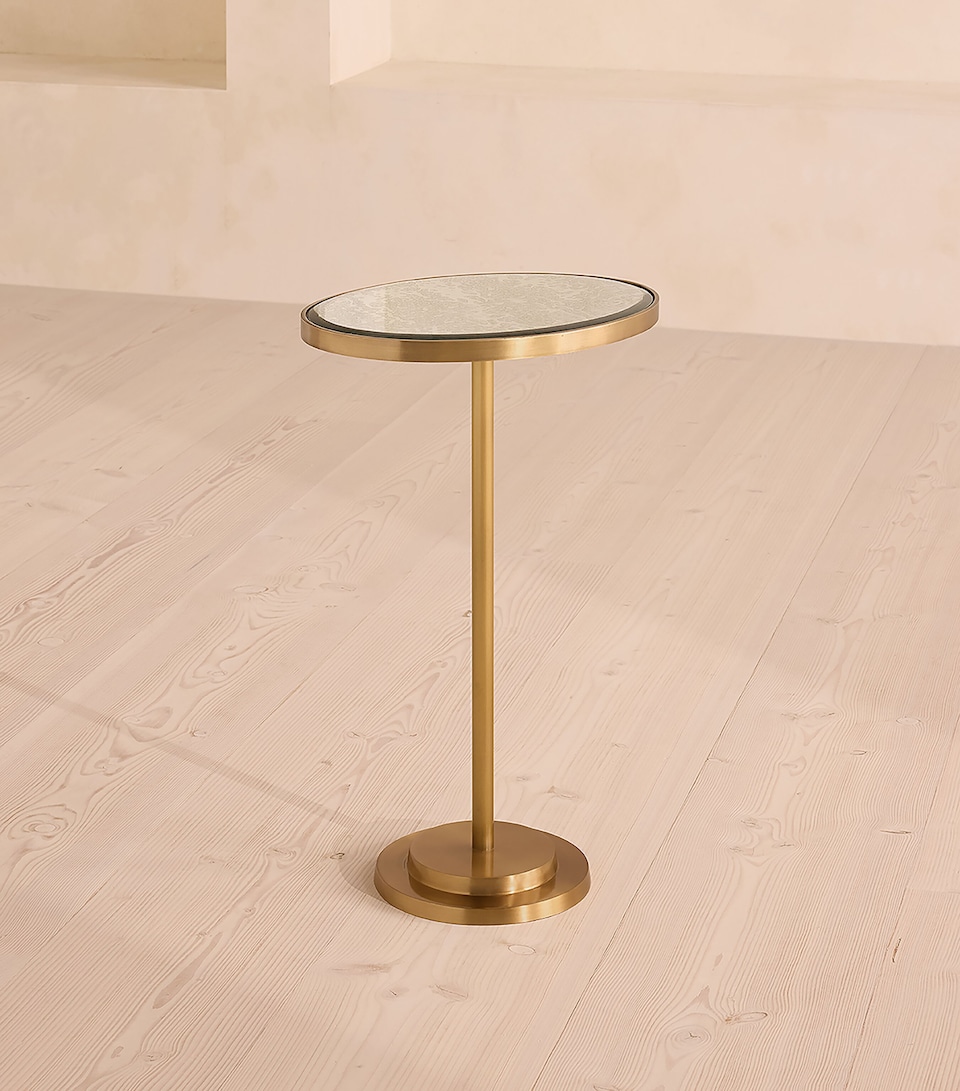 Soho Home Cinema Side Table Brass