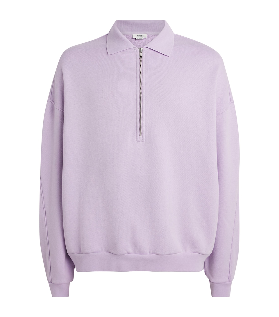 Cotton Pace Quarter-Zip Sweatshirt