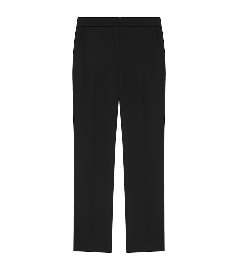 Crepe Cady Slim-Fit Tailored Trousers