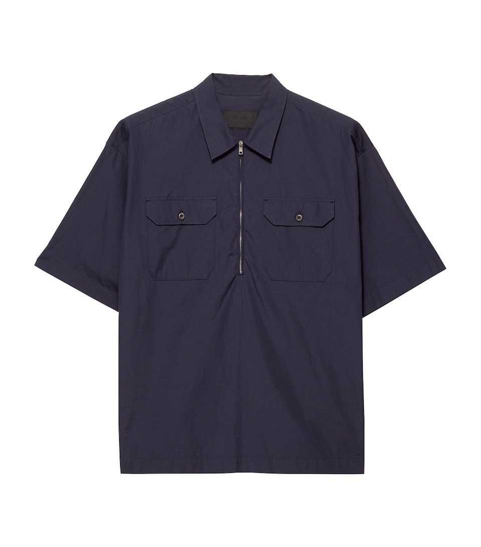 Prada Mens Cotton Bowling Shirt