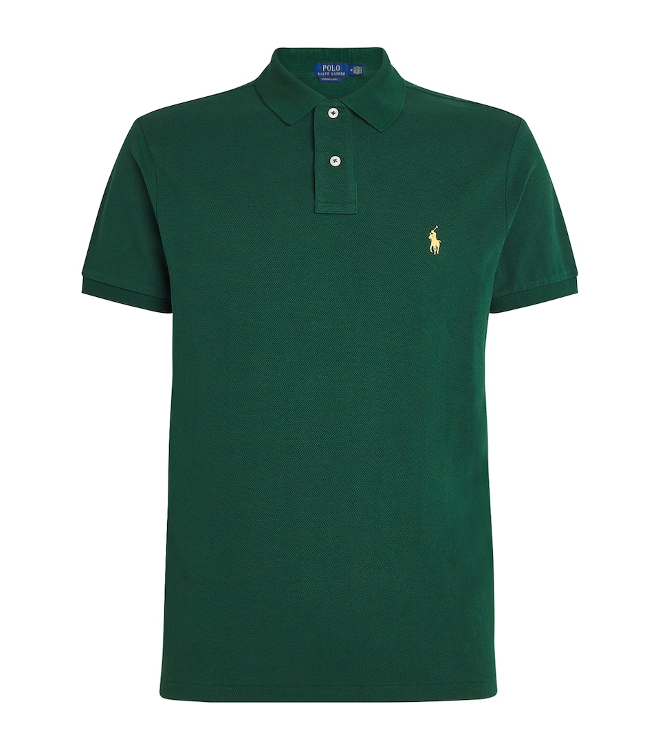 Cotton Mesh Custom-Fit Polo Shirt