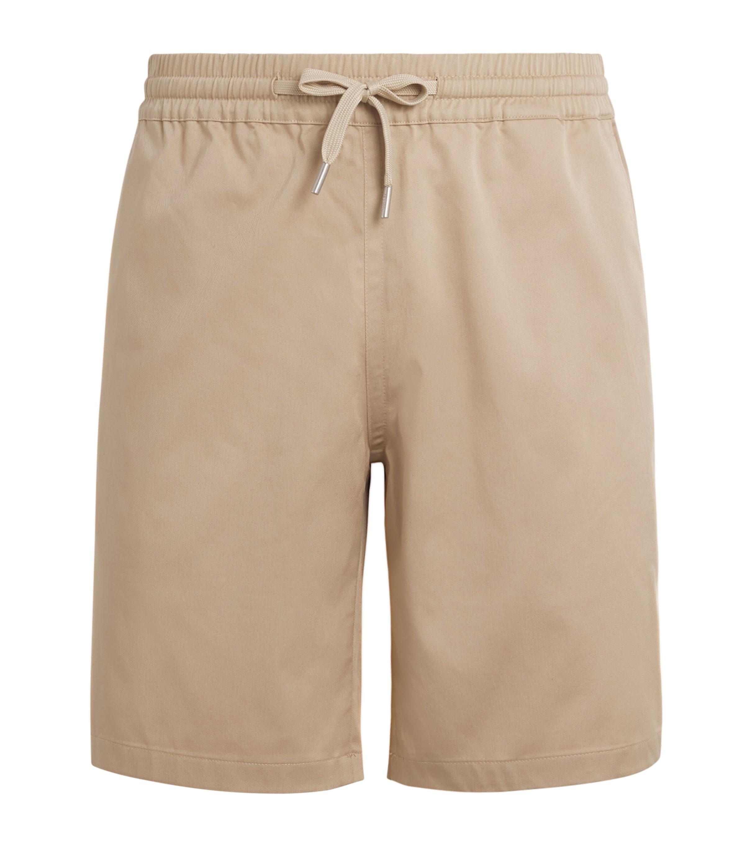 Sandro Paris Mens Twill Elasticated Shorts Beige