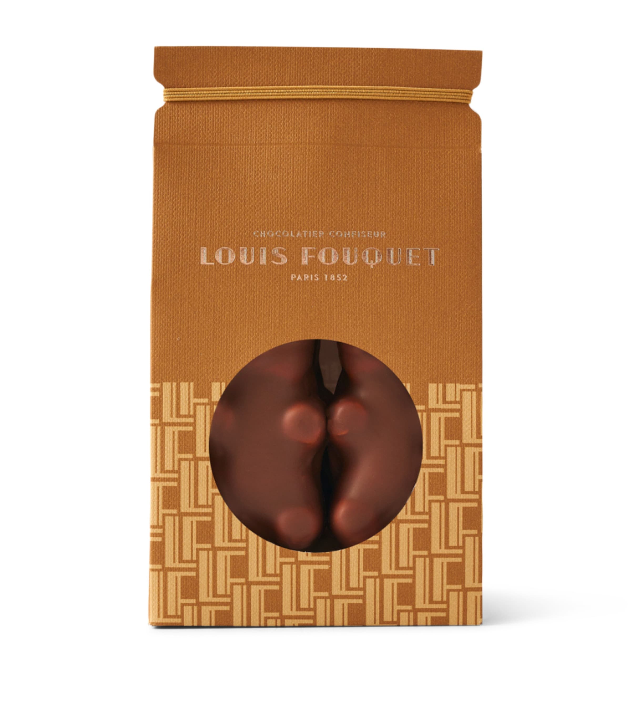 Louis Fouquet Chocolate Marshmallow Pouches (Pack of 4) Brown