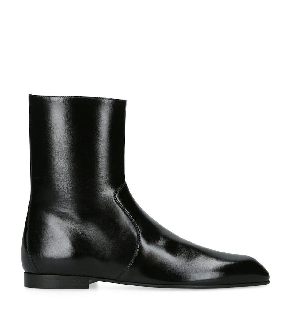 Leather Colt Ankle Boots