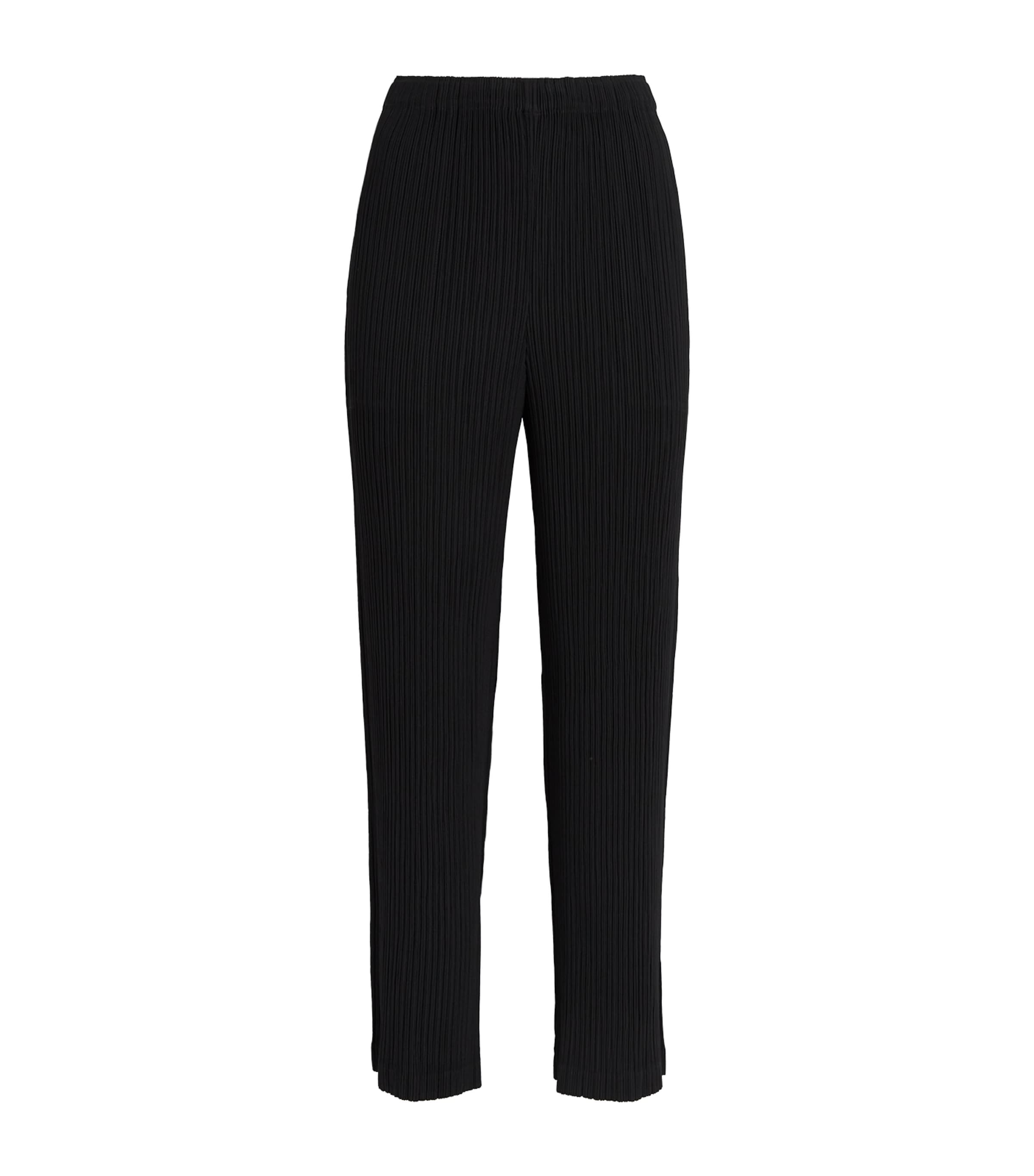 Issey Miyake Womens Hatching Pleats Trousers