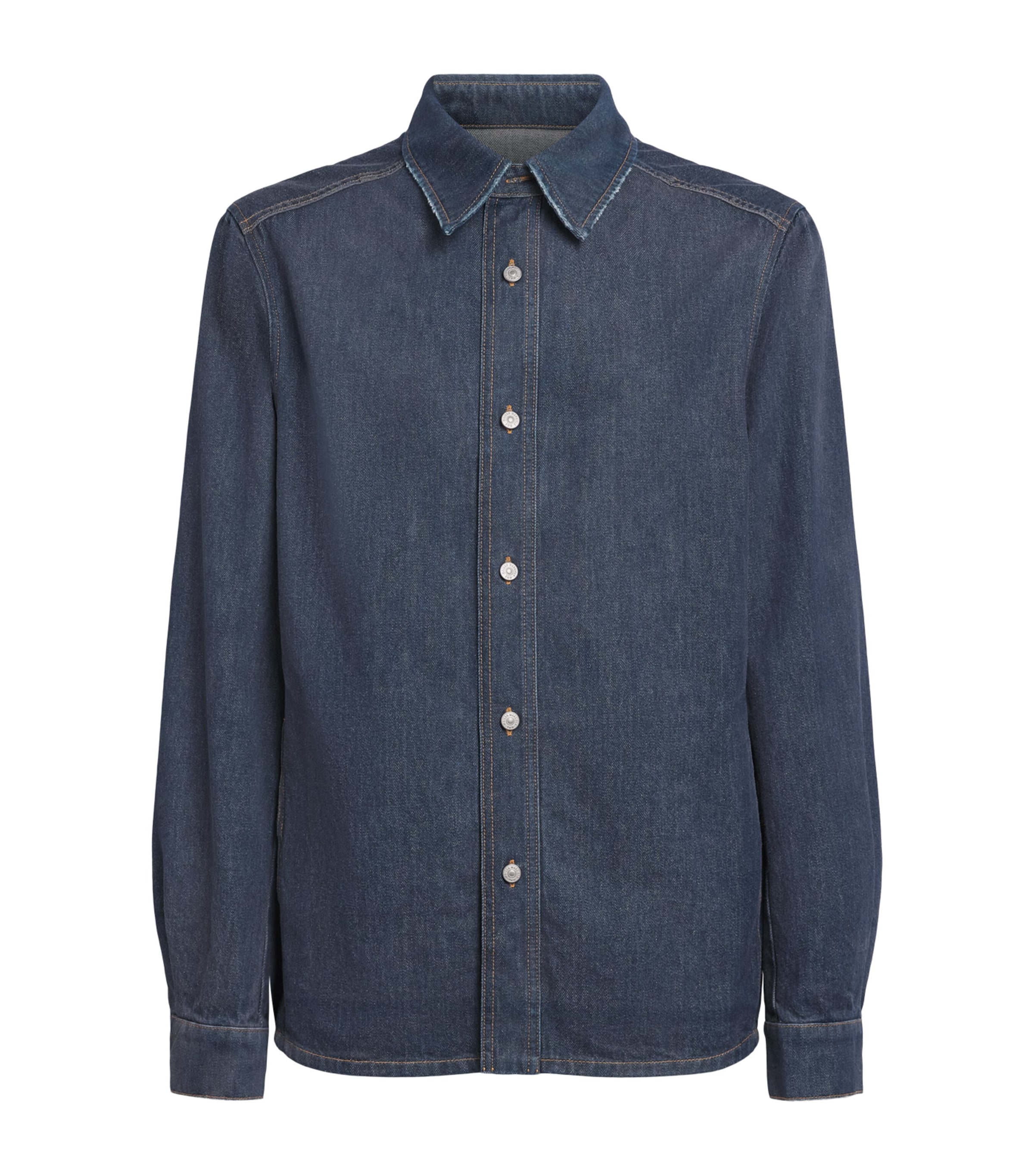MM6 Maison Margiela Mens Denim Overshirt Blue
