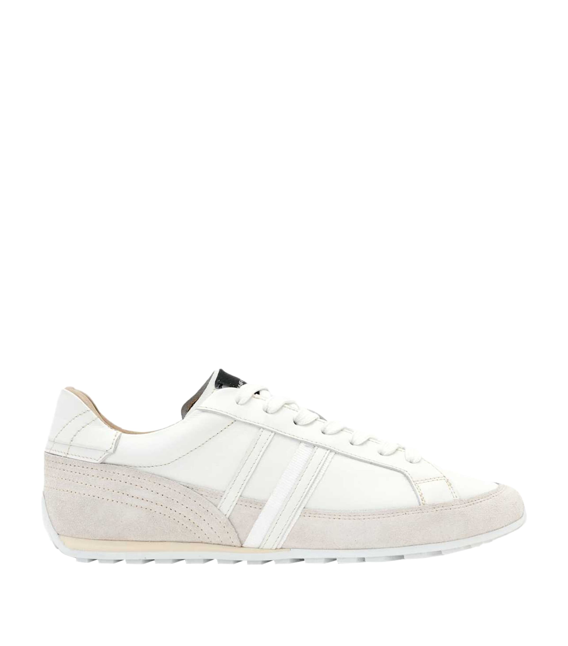 AllSaints Leather Liam Sneakers Chalk White/white