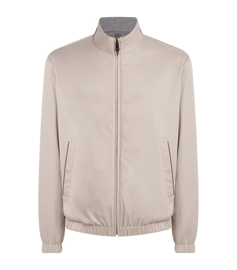 Canali Mens Reversible Hybrid Jacket Grey