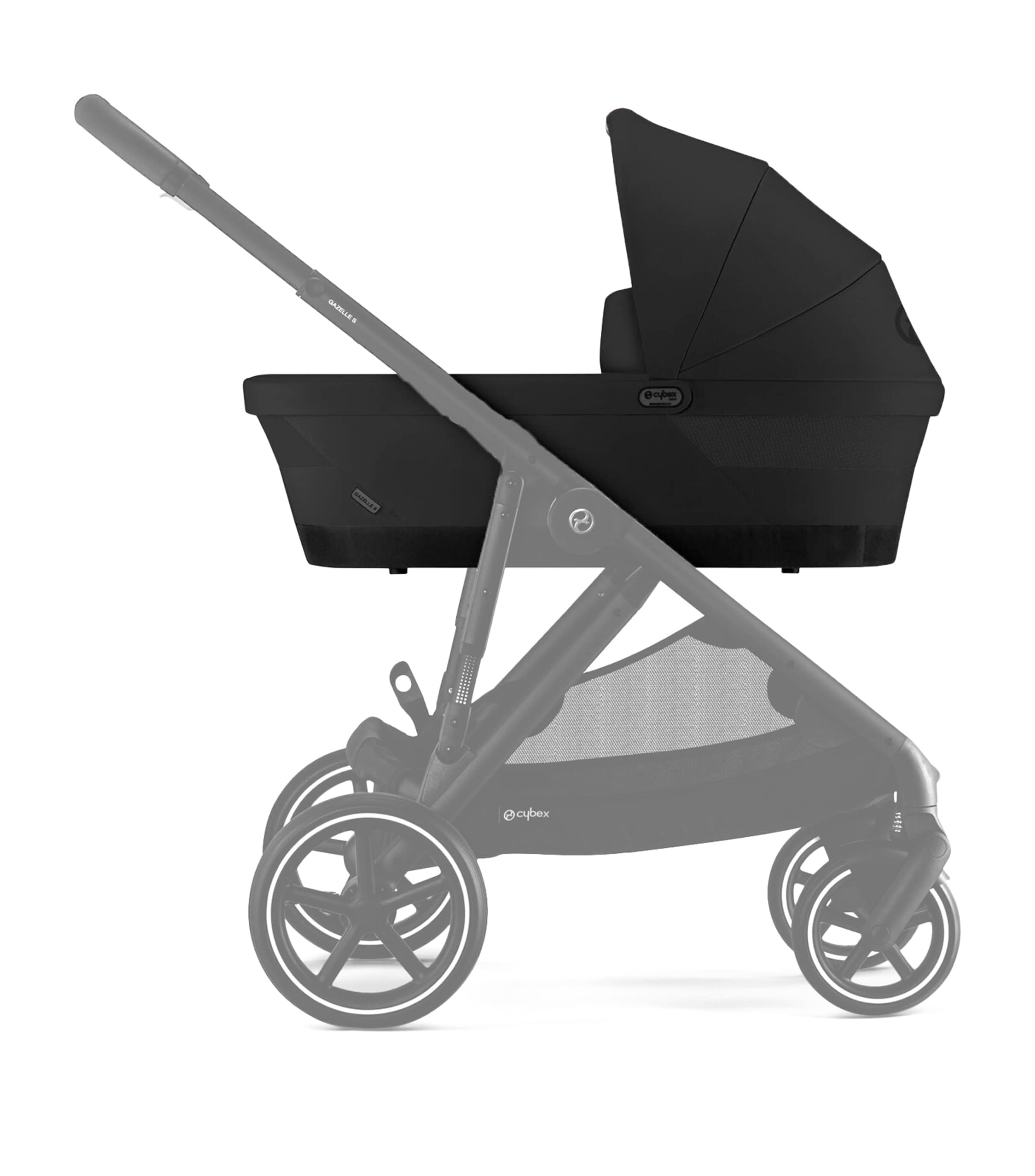 Cybex Gazelle Cot - Moon Black Moon Black