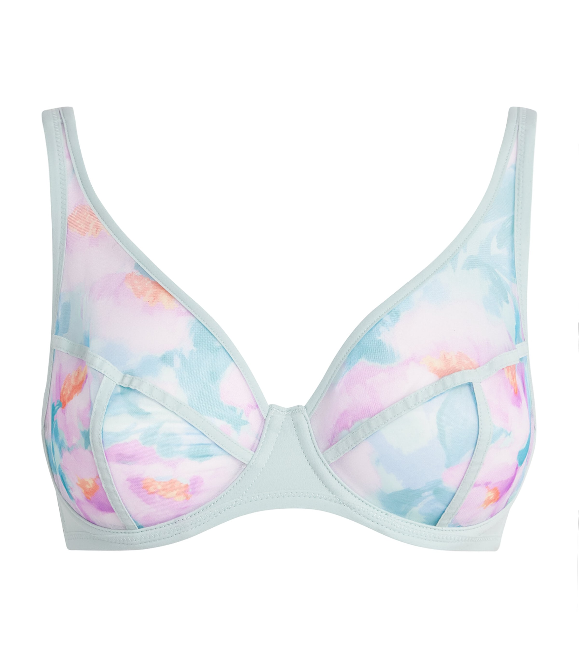 Maison Lejaby Womens Floral Print Nufit Garden Underwired Bra Quiet Garden