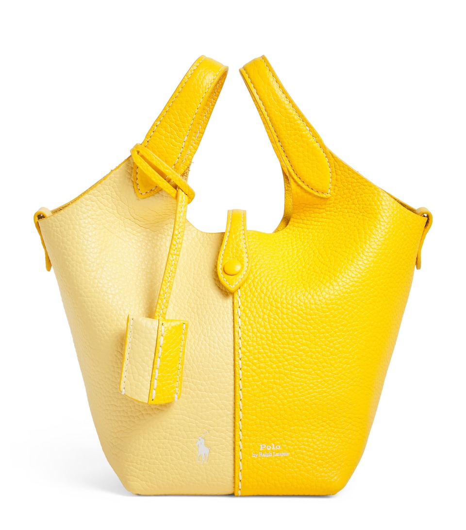 Polo Ralph Lauren Small Leather Polo Play Cross-Body Bag Canary Yel/lemon Mer