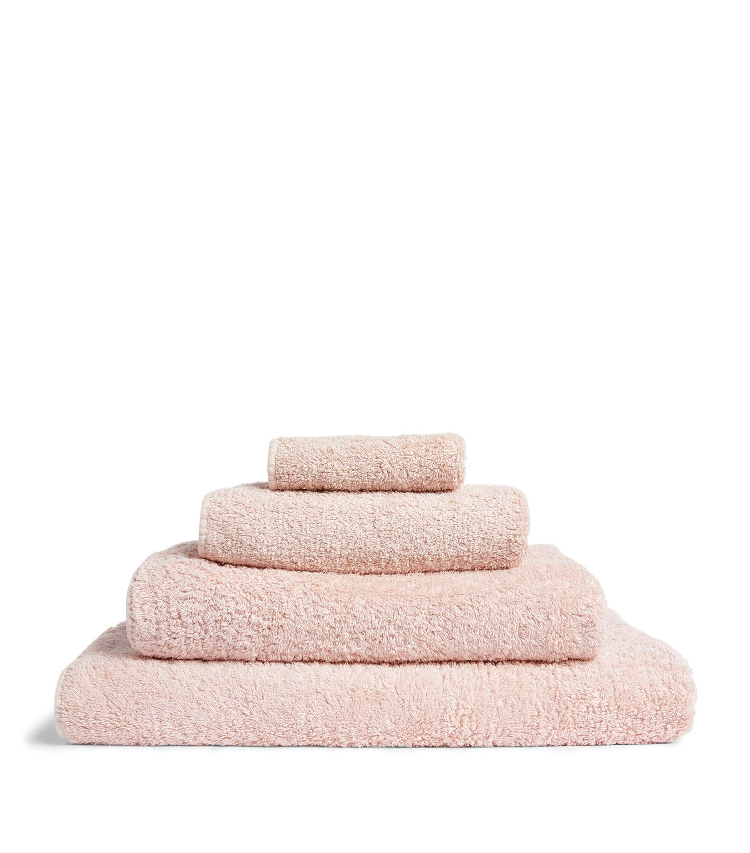 Abyss & Habidecor Super Pile Hand Towel (55cm x 100cm) Primrose