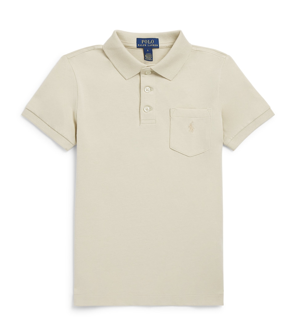 Ralph Lauren Kids Cotton Polo Shirt (2-7 Years) Spring Beige