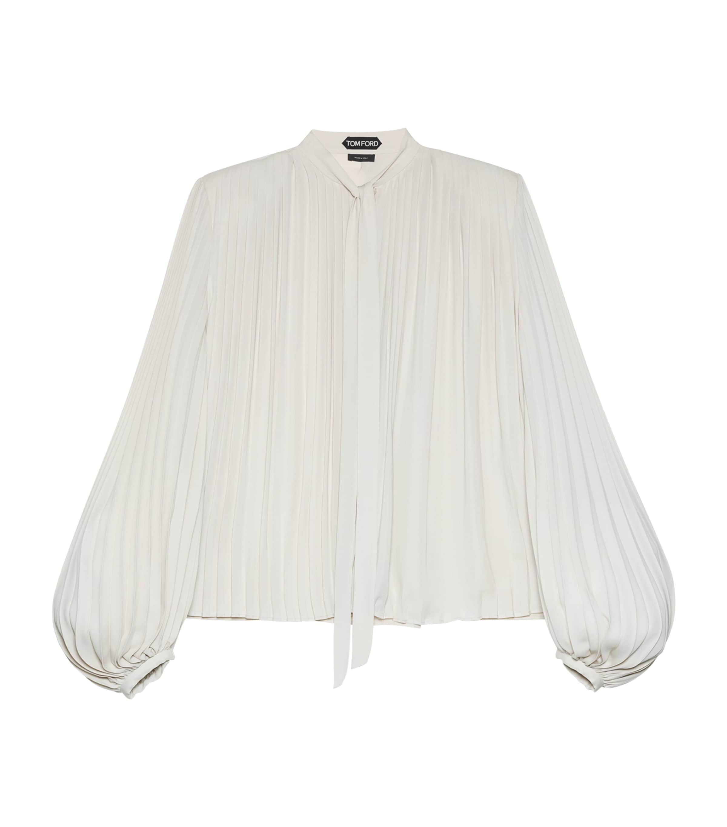 TOM FORD Womens Plissé Sunray Shirt Tca
