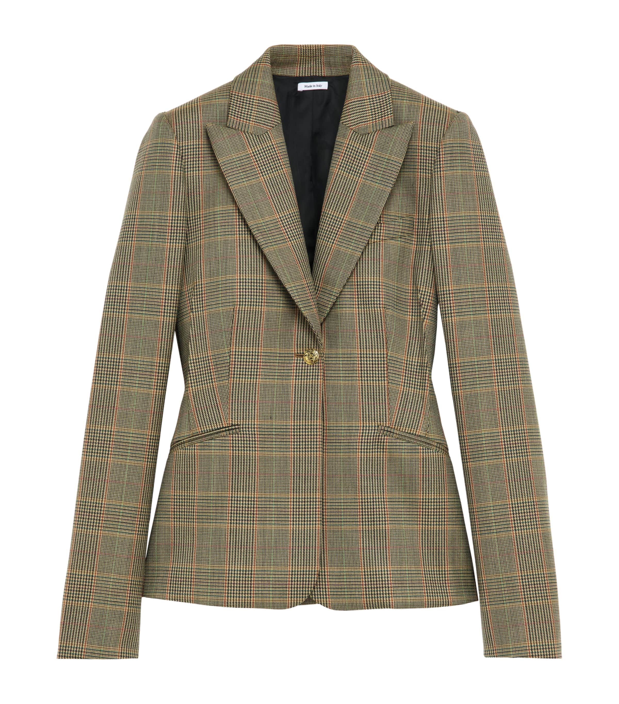 Wool Check Blazer