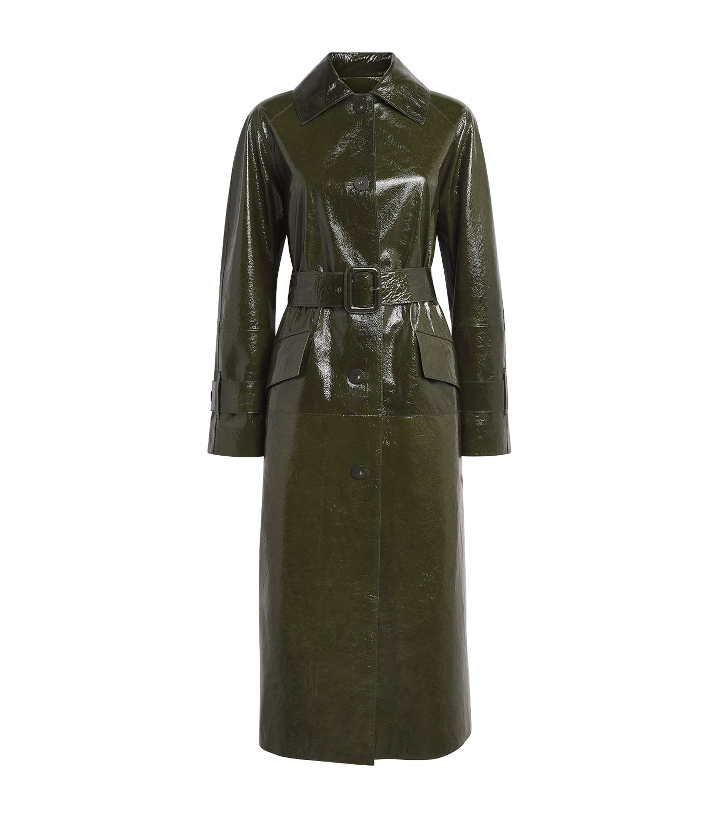 Patent Leather Zahia Coat