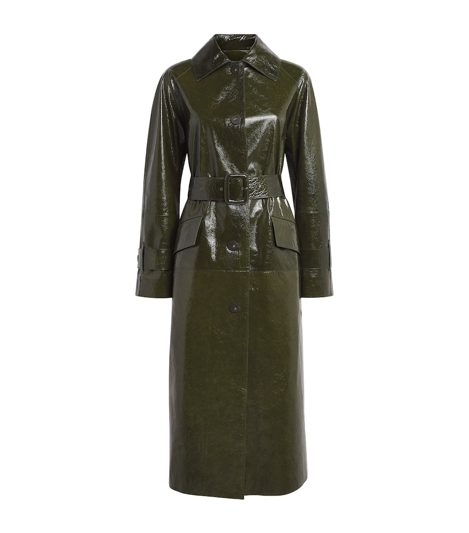 Patent Leather Zahia Coat