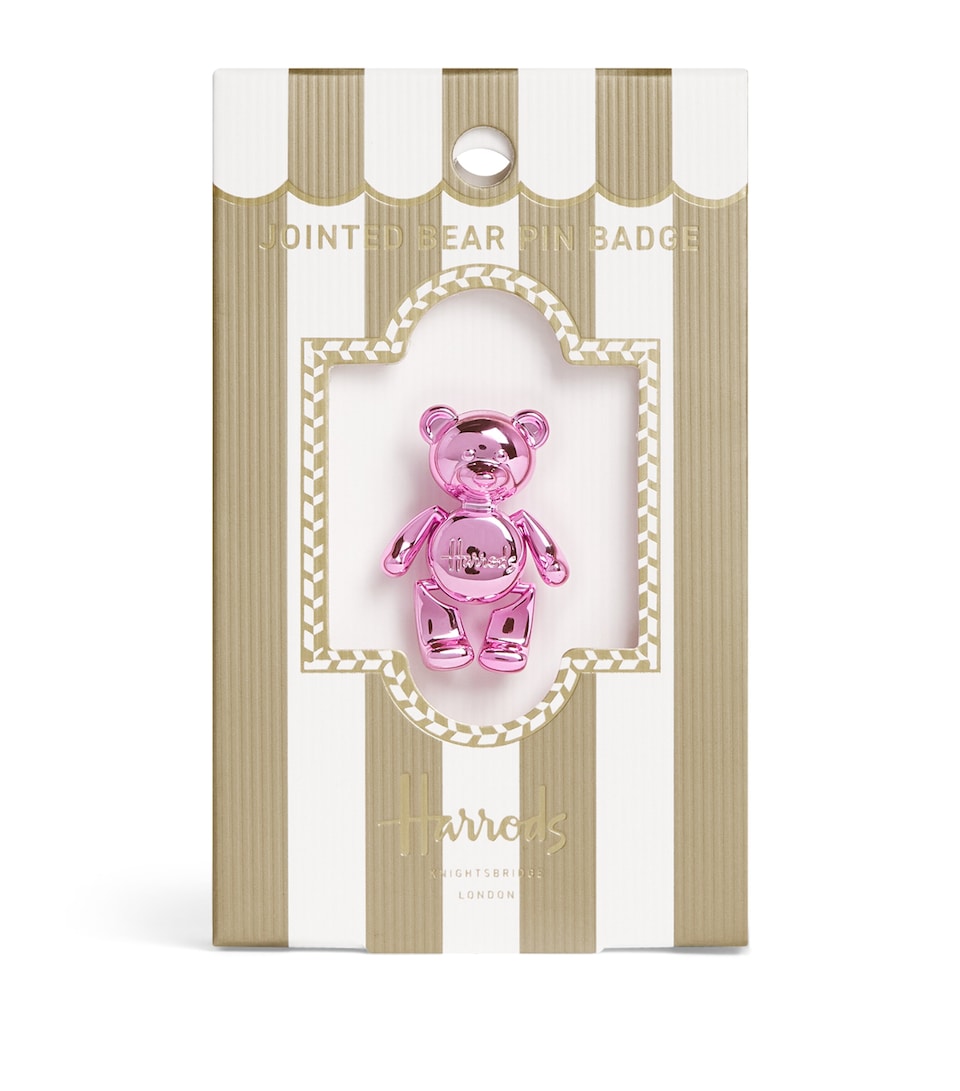 Jointed Bear Pin Badge